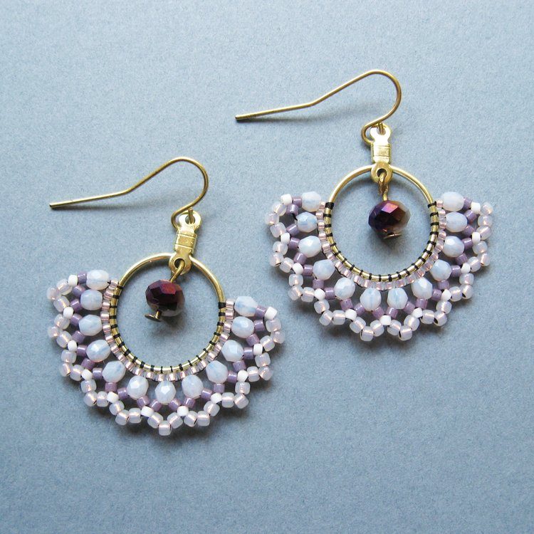 diy bead earrings 