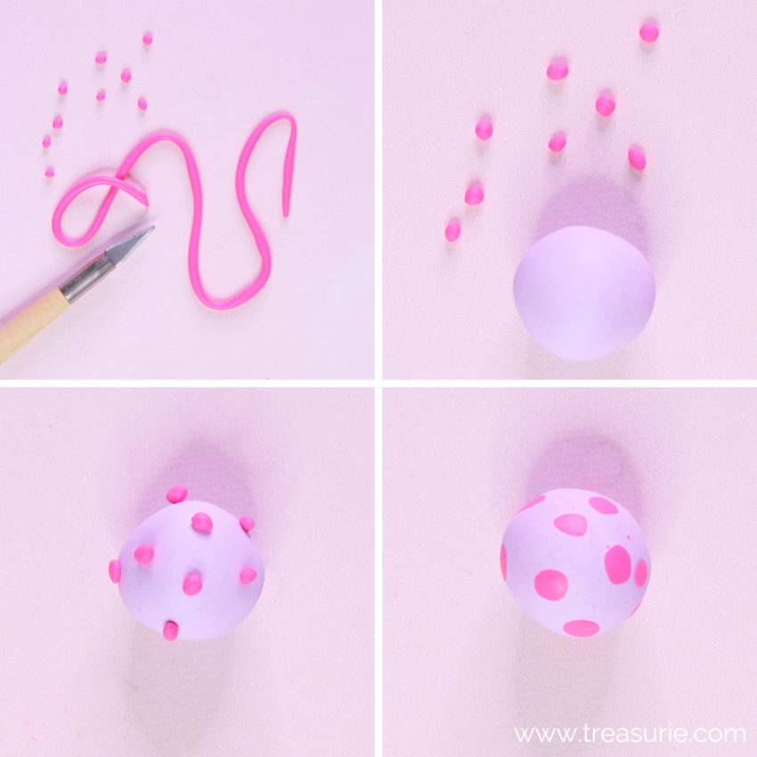 How to make polymer clay bead