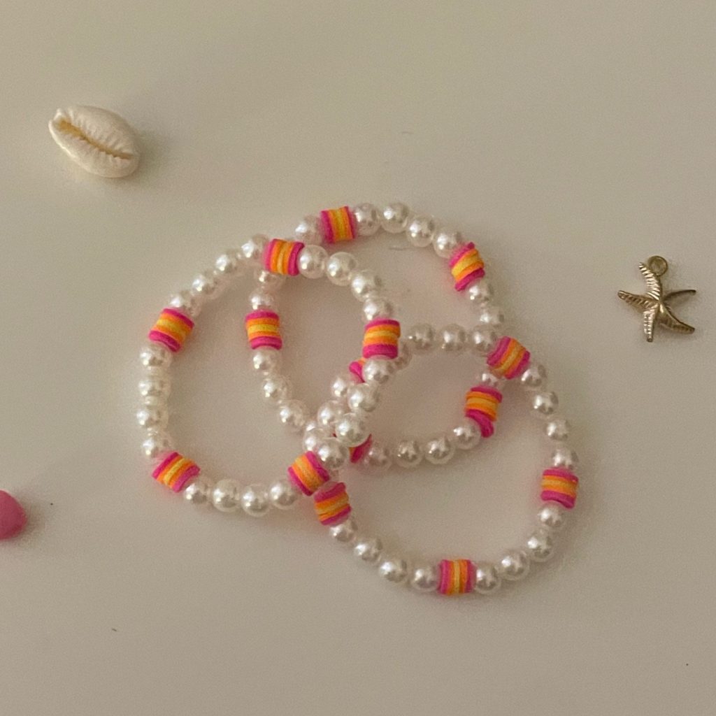 preppy aesthetic clay bead