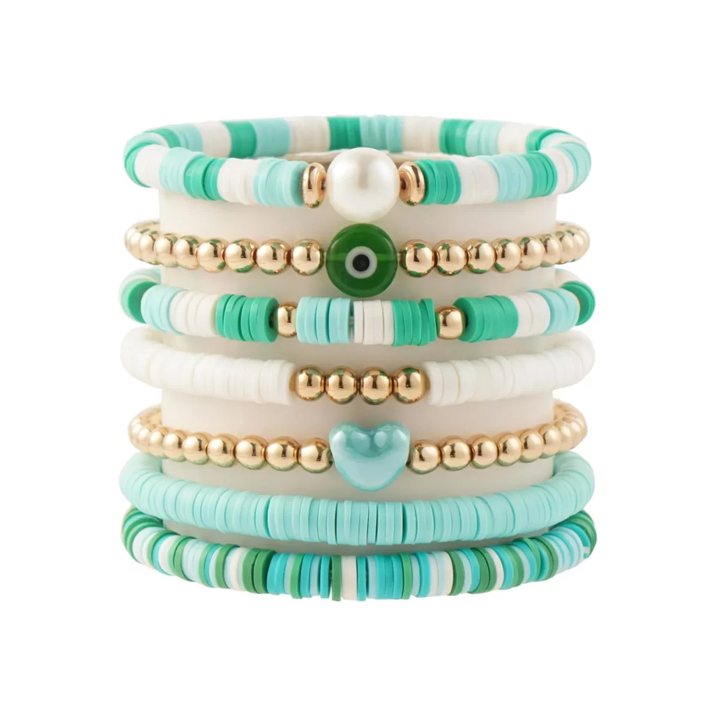 Clay bead bracelet ideas for best friends