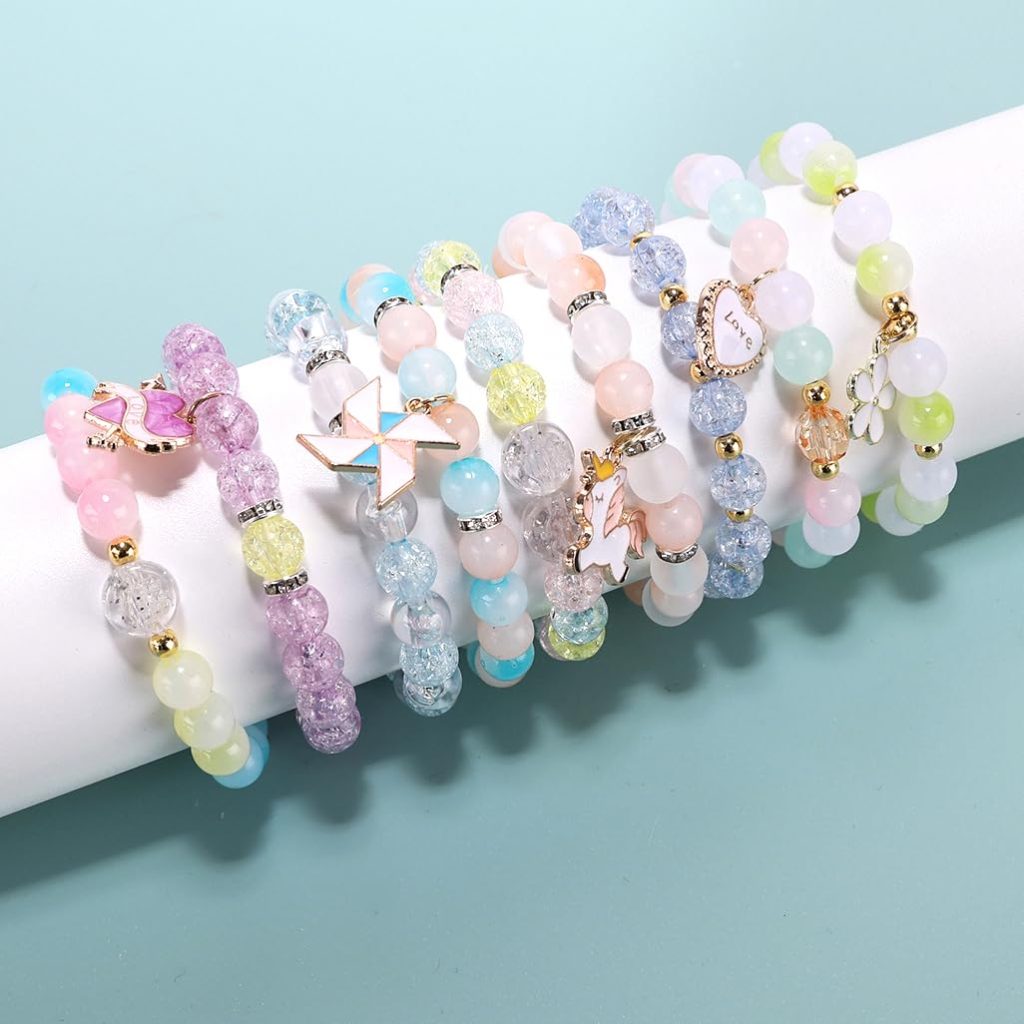 glass bead bracelet ideas