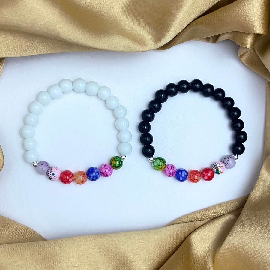 glass bead bracelet ideas