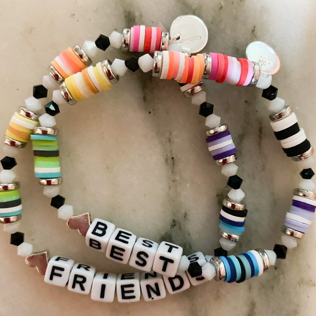 Clay bead bracelet ideas for best friends