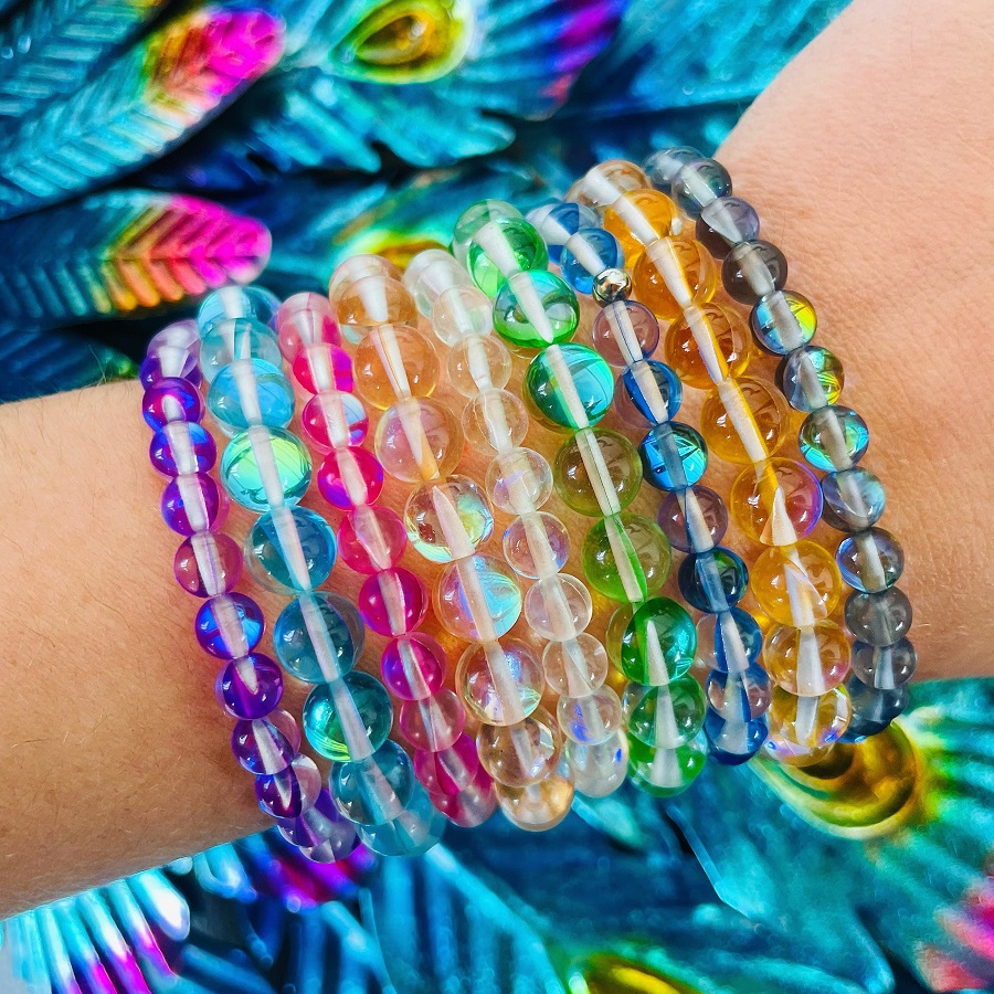 glass bead bracelet ideas