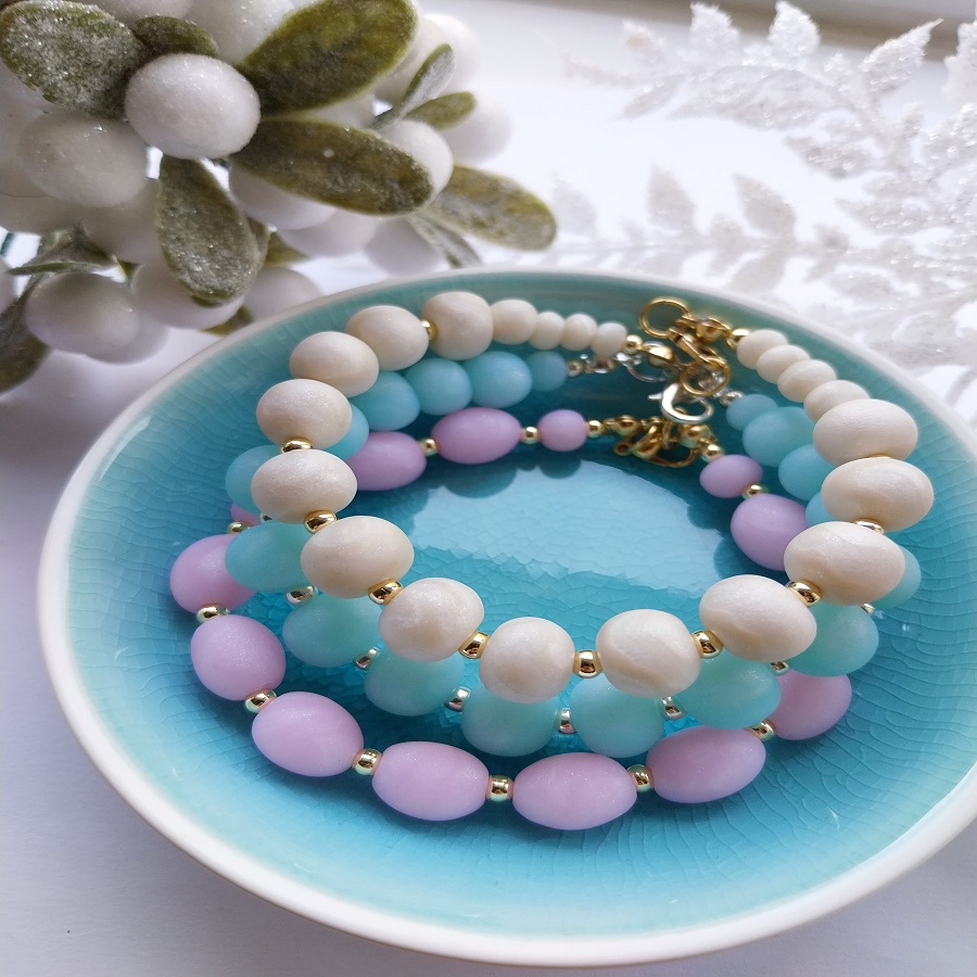 Aesthetic clay bead bracelet ideas