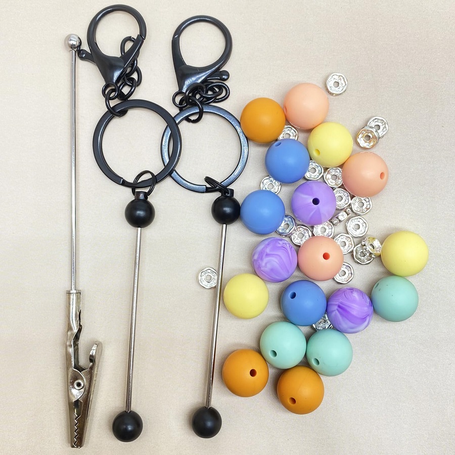 bead keychain ideas