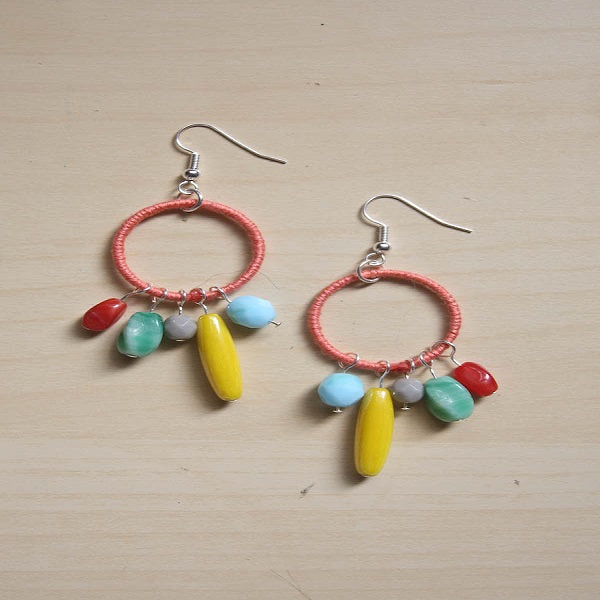 how to make bead earrings