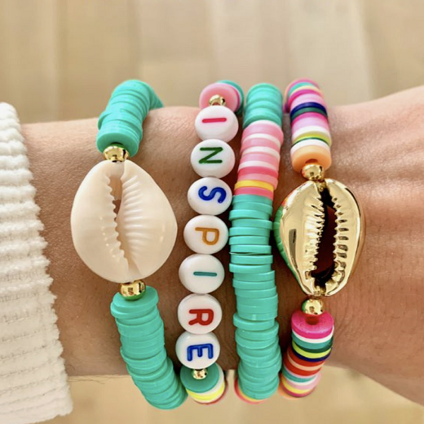 cool clay bead bracelet ideas