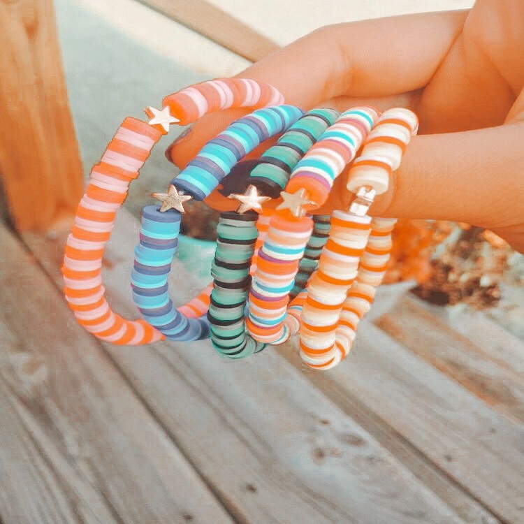 clay bead friendship bracelet ideas