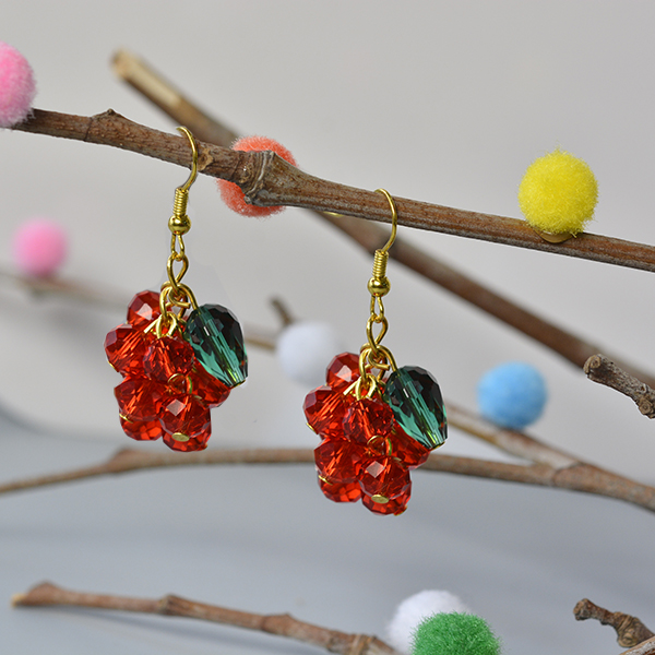 how to make bead earrings