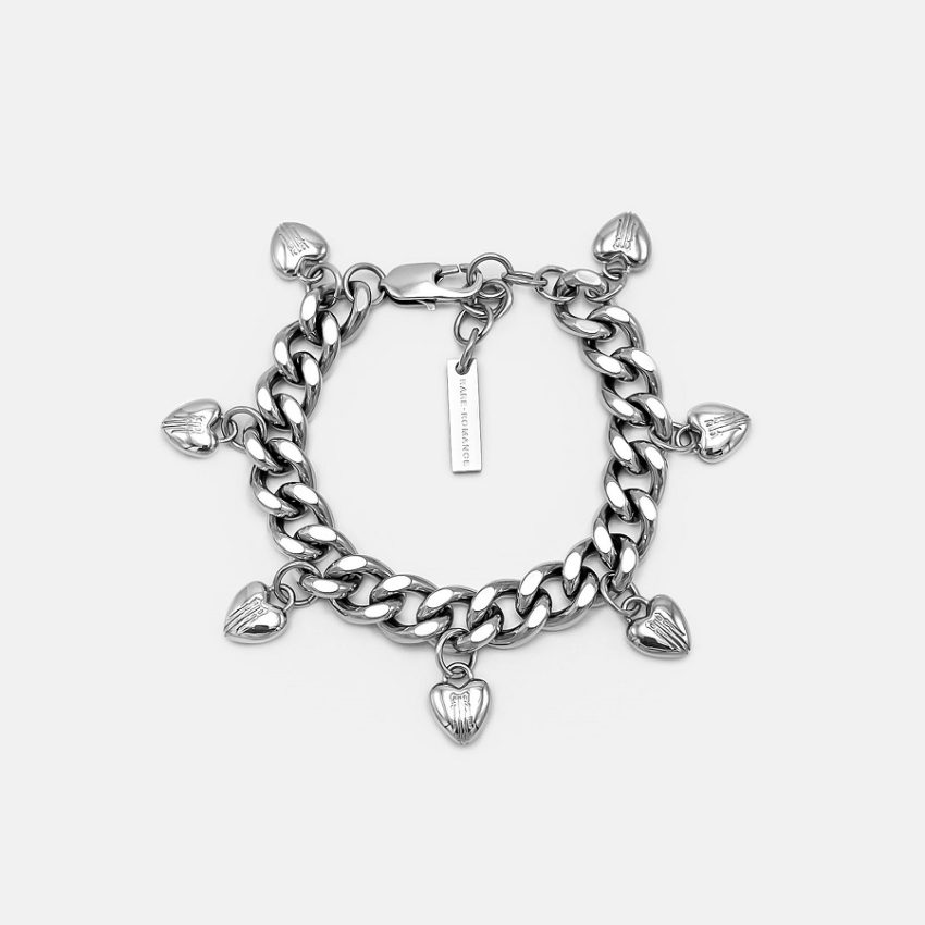 heart charm bracelet