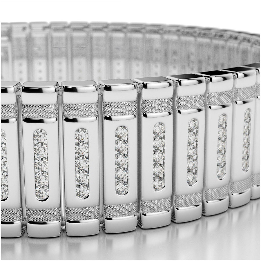 Diamond Bracelet Mens