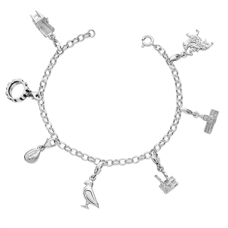 Silver Charm Bracelet