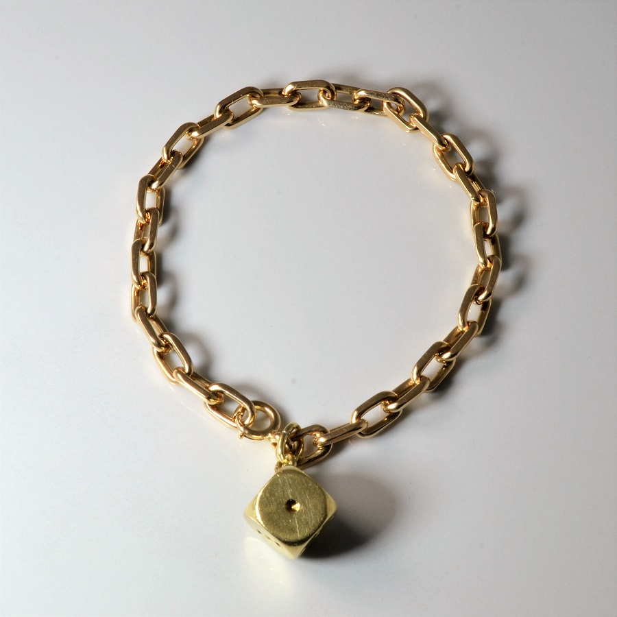 14k Gold Charm Bracelet