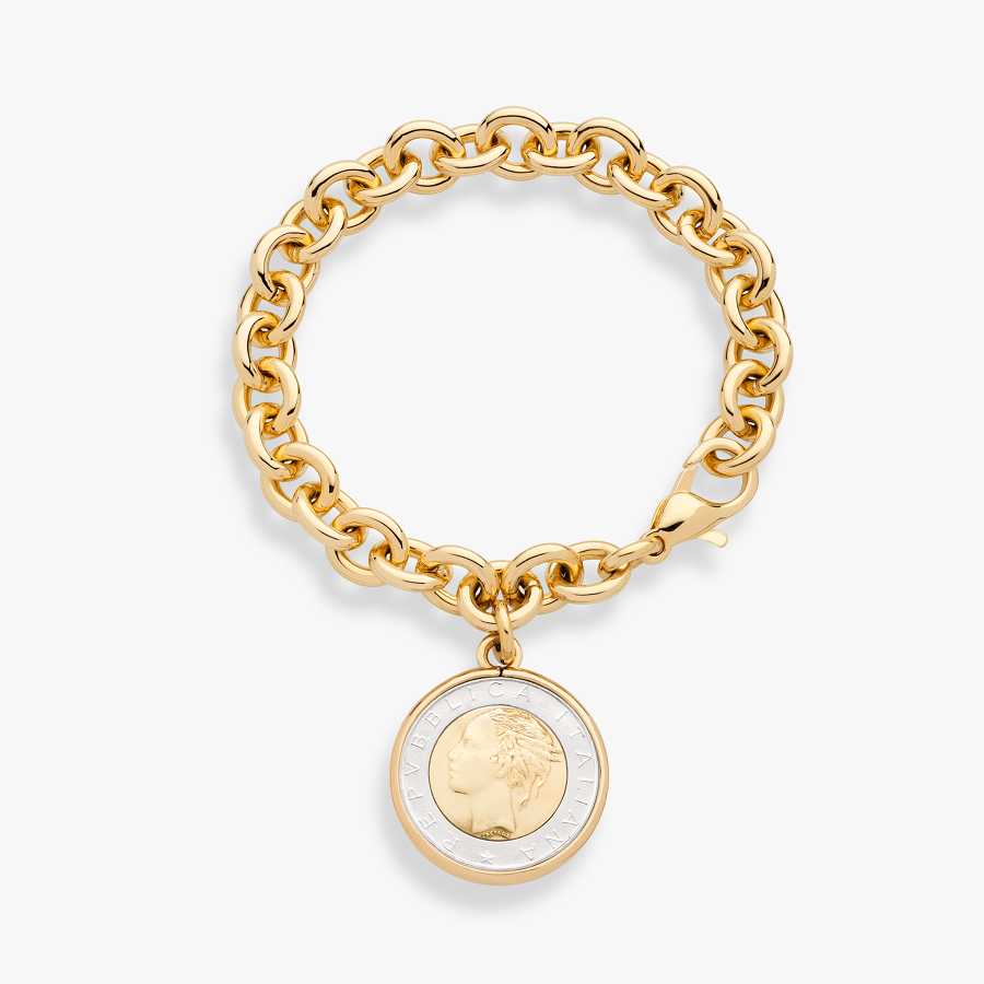 Italian Gold Charm Bracelet