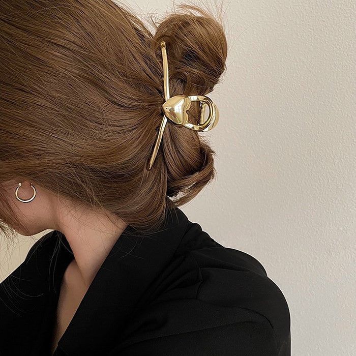 luxe gold hair clip