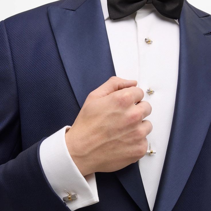 tuxedo cufflinks